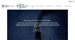 Desktop Screenshot of greenfiscalpolicy.org